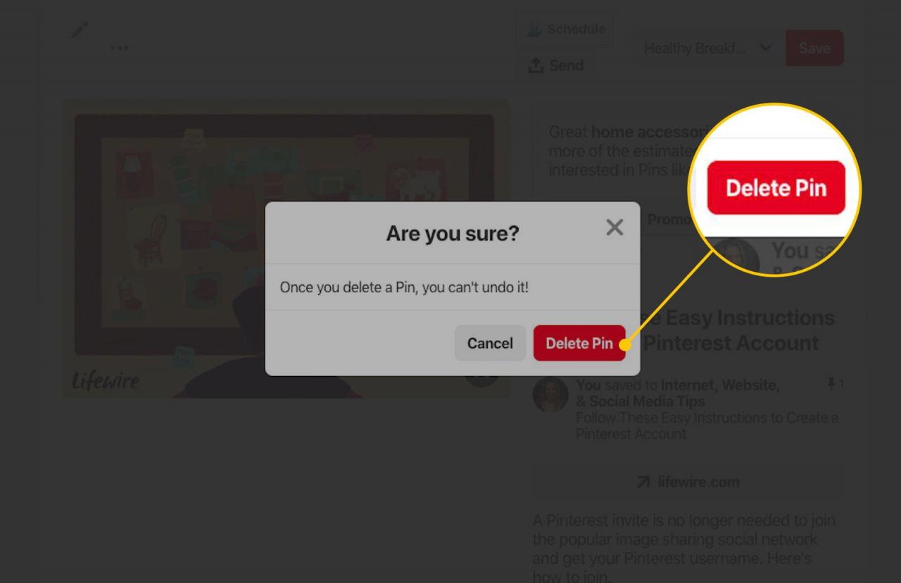 So löschen Sie Pins auf Pinterest – Datei Wiki