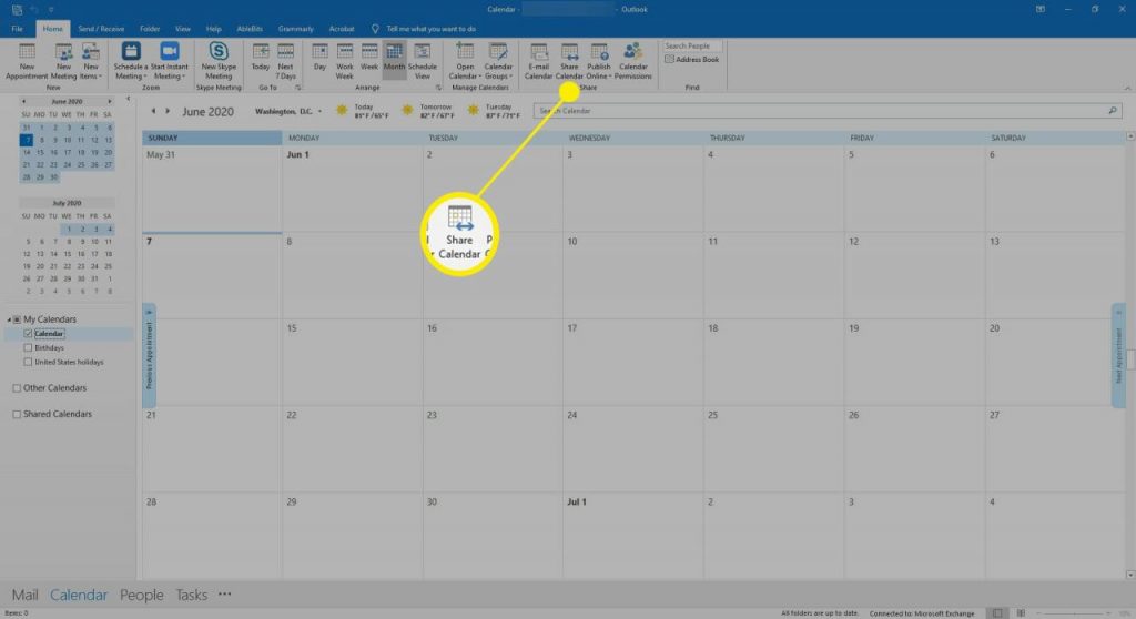 So teilen Sie Ihren Outlook-Kalender – DateiWiki Blog