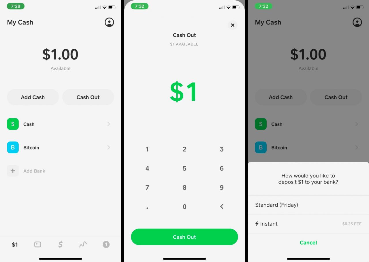 So senden Sie Geld von Cash App nach BTC