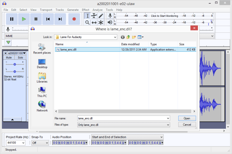 Audacity 3.4.2 + lame_enc.dll download the new for android